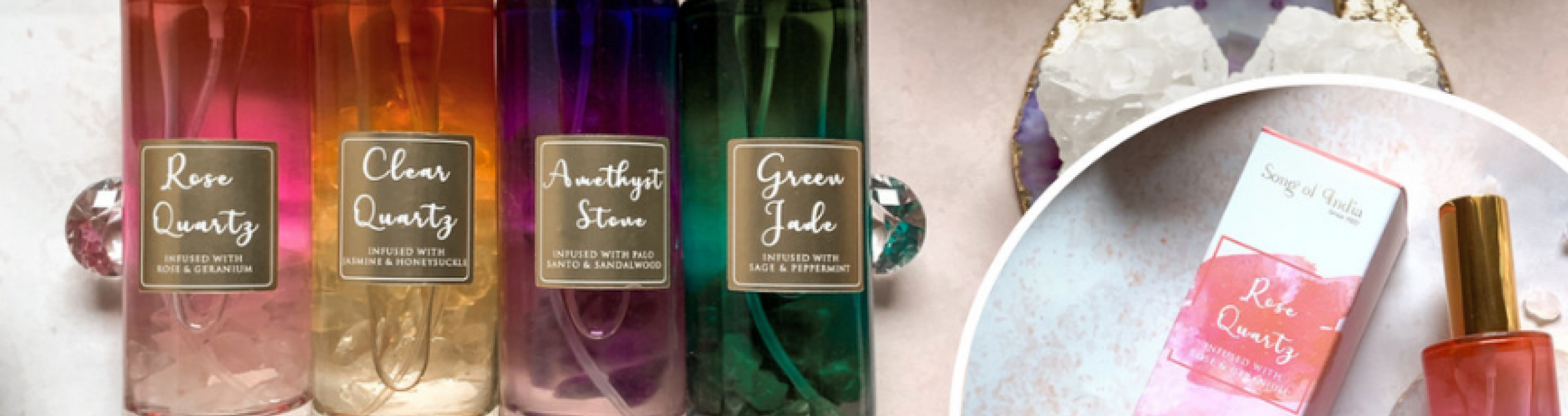 Room freshener crystals groene jade, amethyst, rose quartz en heldere quartz exclusief te koop bij Indistrieel in Middelburg.png