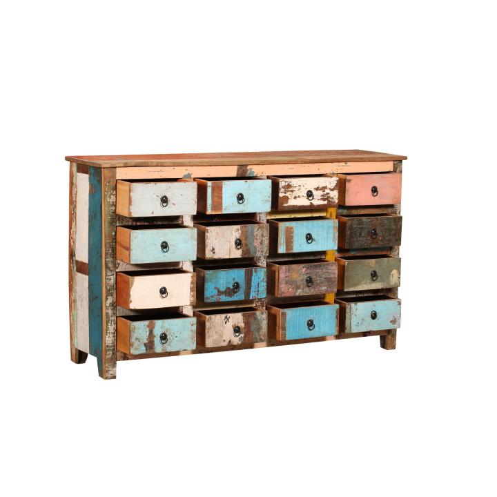 16 drawer cabinet scrapwood laadjes