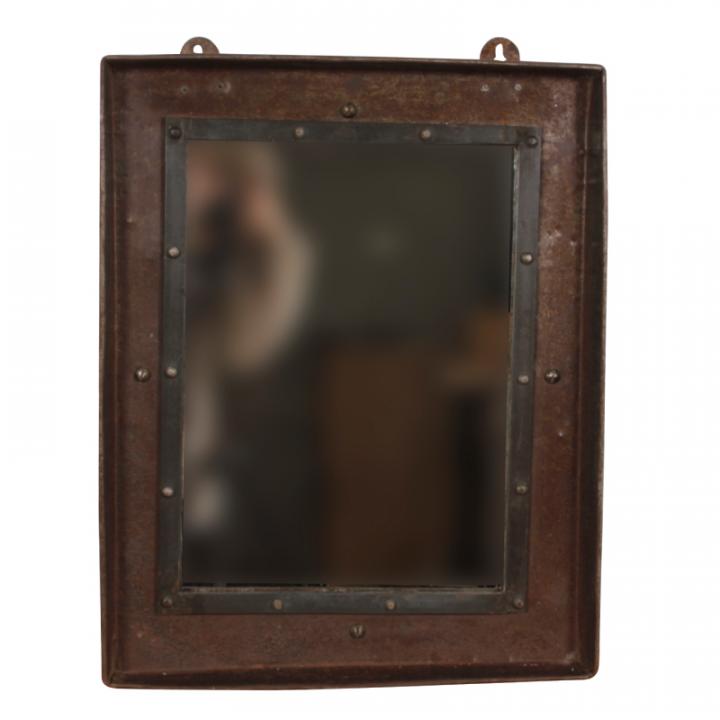 rectangle iron mirror spiegel metaal